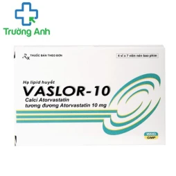 Vaslor 10 - Hỗ trợ làm giảm cholesterol hiệu quả
