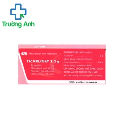 Ticarlinat 3,2g - Thuốc điều trị nhiễm khuẩn hiệu quả