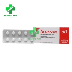 Tilhasan 60 Hasan - Điều trị tăng huyết áp, đau thắt ngực