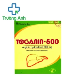 Toganin 500mg - Thuốc điều trị tăng ammoniac máu hiệu quả