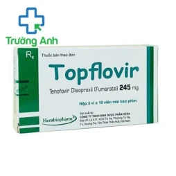 Topflovir 245mg - Thuốc điều trị HIV-1 hiệu quả của Hera
