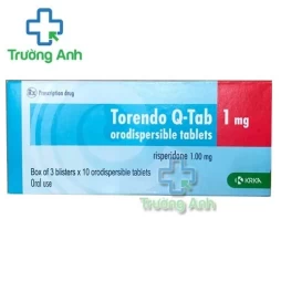 Torendo Q-Tab 1mg KRKA - Thuốc điều trị bệnh loạn tâm thần