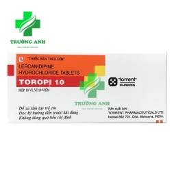 Toropi 10 - Thuốc điều trị tăng huyết áp hiệu quả của Ấn Độ