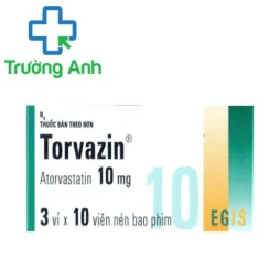TORVAZIN 10mg - Thuốc điều trị tăng Cholesterol máu hiệu quả