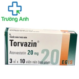 Torvazin 20mg - Thuốc điều trị tăng Cholesterol máu hiệu quả