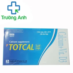 Totcal Soft capsule - Thuốc điều trị bệnh còi xương hiệu quả