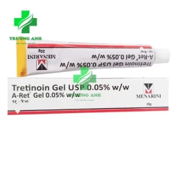 Tretinoin Gel USP 0.05% (A-ret 0,05%) Menarini - Trị mụn trứng cá 