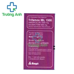Trifamox IBL 1500 Bago - Thuốc điều trị nhiễm khuẩn đường tiêm