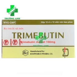 Trimebutin 100mg Khapharco - Điều trị đau do co thắt cơ trơn