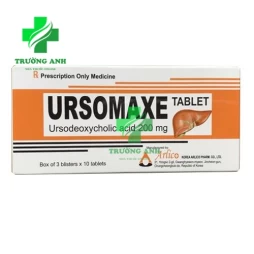 URSOMAXE TABLET 200 mg - Thuốc điều trị sỏi túi mật hiệu quả của Korea