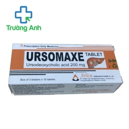 URSOMAXE TABLET 200 mg - Thuốc điều trị sỏi túi mật hiệu quả của Korea