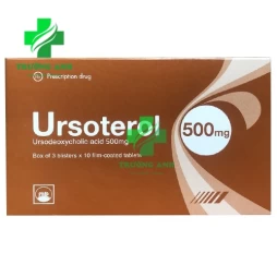 Ursoterol 500mg - Thuốc điều trị viêm túi mật của Pymepharco