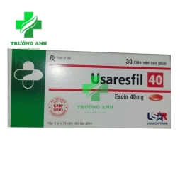 Usaresfil 40 Usarichpharm - Thuốc điều trị suy giãn tĩnh mạch