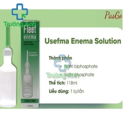 Usefma Enema Solution 118ml Unison Lab - Thuốc thụt rửa điều trị táo bón