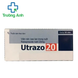 Utrazo 20 - Thuốc điều trị viêm loét dạ dày-tá tràng của Ấn Độ