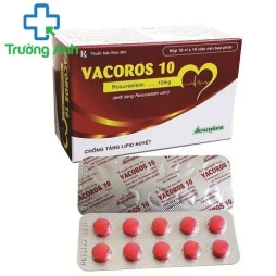 Vacoros 10 - Thuốc điều trị loạn lipid huyết hiệu quả của Vacopharm