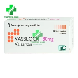 VASBLOCK 80MG - Ðiều trị tăng huyết áp, suy tim hiệu quả