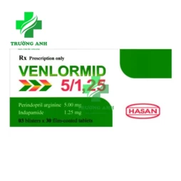 Venlormid 5/1,25 Hasan - Thuốc điều trị tăng huyết áp