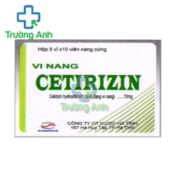 Vi nang Cetirizin 10mg Hadiphar - Thuốc điều trị dị ứng hiệu quả