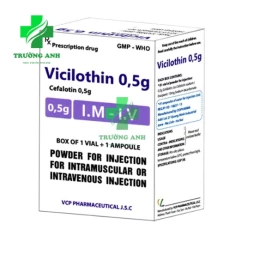 Vicilothin 0,5g - Thuốc điều trị nhiễm trùng hiệu quả của VCP