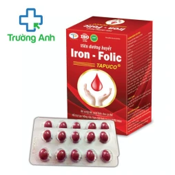 Viên dưỡng huyết Iron-Folic Tapuco - Bổ sung sắt, acid folic cho cơ thể