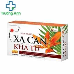 Viên ngậm Xạ can kha tử Vega - Hỗ trợ làm giảm ho