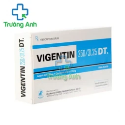 Vigentin 250/31,25 DT Pharbaco  (viên nén phân tán) - Thuốc điều trị nhiễm khuẩn