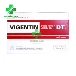 Vigentin 500/62,5 DT. Pharbaco - Thuốc điều trị bệnh nhiễm khuẩn