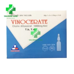 Vinocerate 1000mg/4ml Vinphaco - Điều trị chứng sa sút trí tuệ 