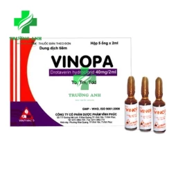 Vinopa 40mg/2ml - Thuốc làm giảm co thắt cơ, giảm đau của Vinphaco