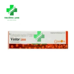 Vintor 2000 Gennova - Điều trị thiếu máu ở bệnh suy thận mãn tính