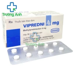 Vipredni 4mg Hasan - Thuốc chống viêm, giảm miễn dịch hiệu quả