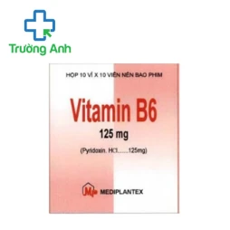Vitamin B6 125mg Mediplantex - Giúp điều trị thiếu hụt pyridoxine