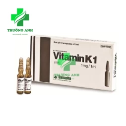 Vitamin K1 1mg/ml Danapha - Điều trị xuất huyết não hiệu quả