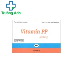 Vitamin PP 500mg Mebiphar - Điều trị bệnh pellagra hiệu quả