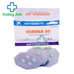 Vomina 50 - Ngăn ngừa và điều trị chứng say tàu xe, buồn nôn