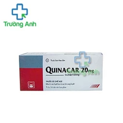 Quinacar 20 Pymepharco - Thuốc điều trị tăng huyết áp vô căn