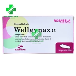 Wellgynax Alpha (Wellgynax α) Hadiphar - Hỗ trợ điều trị viêm âm đạo hiệu quả