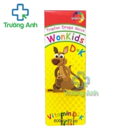 Wonkids D+K Wondfo - Giúp bổ sung vitamin D, vitamin K2 cho trẻ nhỏ