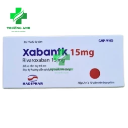 Xabantk 15mg Hadiphar - Thuốc phòng đột quỵ và thuyên tắc mạch