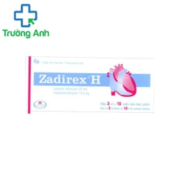 Zadirex H - Điều trị tăng huyết áp hiệu quả của Glomed