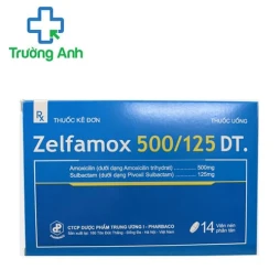 Zelfamox 500/125 DT Pharbaco -  Thuốc điều trị nhiễm khuẩn hiệu quả
