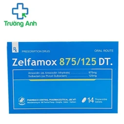 Zelfamox 875/125 DT. Pharbaco - Điều trị nhiễm khuẩn nhạy cảm