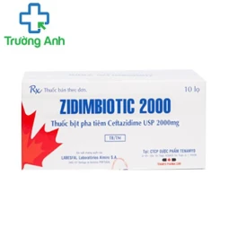 Zidimbiotic 2000 Tenamyd - Thuốc điều trị nhiễm khuẩn hiệu quả 