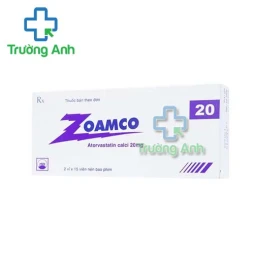 Zoamco 20mg Pymepharco - Thuốc điều trị làm giảm cholesterol