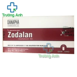 Zodalan 5mg/1ml - Thuốc an thần trong gây mê kết hợp của Danapha