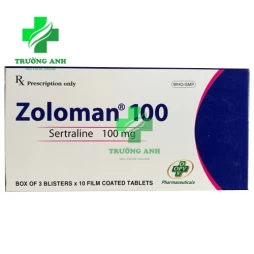 Zoloman 100 - Thuốc điều trị chứng bệnh trầm cảm hiệu quả