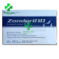 Zondoril 10 - Thuốc điều trị cao huyết áp, suy tim hiệu quả của Hataphar