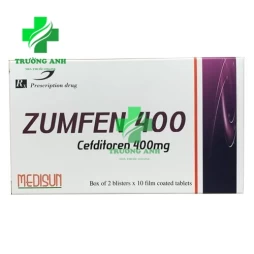 Zumfen 400 - Thuốc điều trị nhiễm khuẩn hiệu quả ở trẻ em