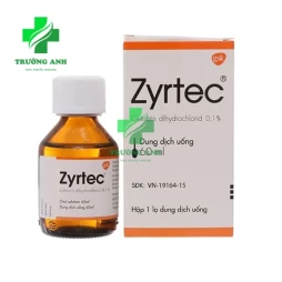 Zyrtec Sol - Thuốc điều trị triệu chứng viêm mũi dị ứng hiệu quả của Ý